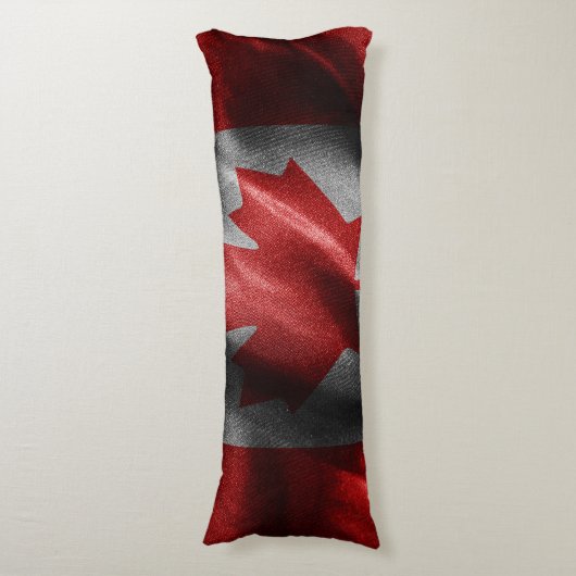kanadische Seidenflagge Seitenschläferkissen (Vorderseite Vertikal)
