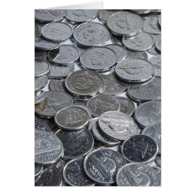 Kanadische Silbermünzen (Vorne)