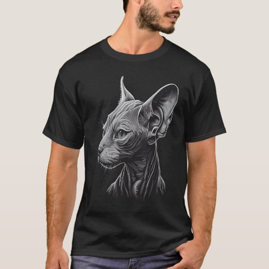 Kanadische Sphinxkatze T-Shirt (Vorderseite)