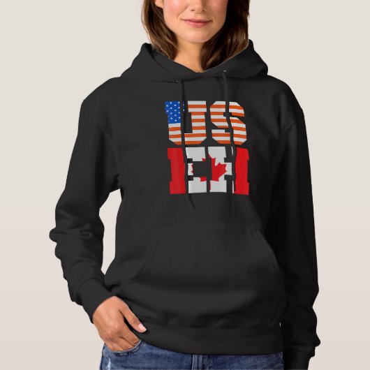 Kanadische Staatsbürgerflagge Kanada Tag USA Kanad Hoodie (Vorderseite)
