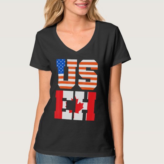 Kanadische Staatsbürgerflagge Kanada Tag USA Kanad T-Shirt (Vorderseite)