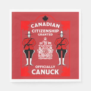 Kanadische Staatsbürgerschaft - Geschenk Serviette
