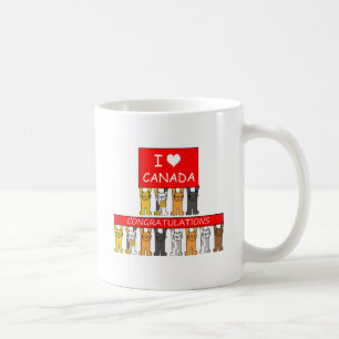 Kanadische Staatsbürgerschaft Herzlichen Glückwu Kaffeetasse