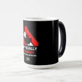 Kanadische Staatsbürgerschaftsfeier Verwandlungstasse (VorderseiteRechts)