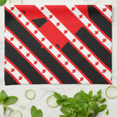 Kanadische Streifenflagge Handtuch (Gefaltet)