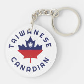kanadische taiwanesische Roots Schlüsselanhänger (Rückseite)