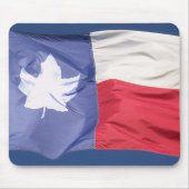 kanadische/texanische Flagge Mousepad (Vorne)
