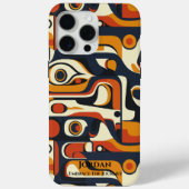 Kanadische Totem Kunstfusion - Abstrakte Kultur Case-Mate iPhone Hülle (Rückseite)