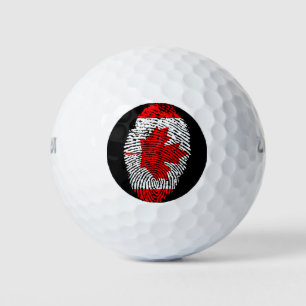 Kanadische Touch-Fingerabdruckflagge Golfball