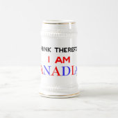 Kanadische Trinker-Bier-Tasse Bierglas (Mittel)