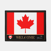 Kanadische und kanadische Flaggenhäuser - Matten/S Fußmatte (Vorderseite)