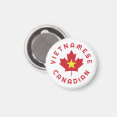 kanadische vietnamesische Roots Magnet (Vorderseite/Rückseite)