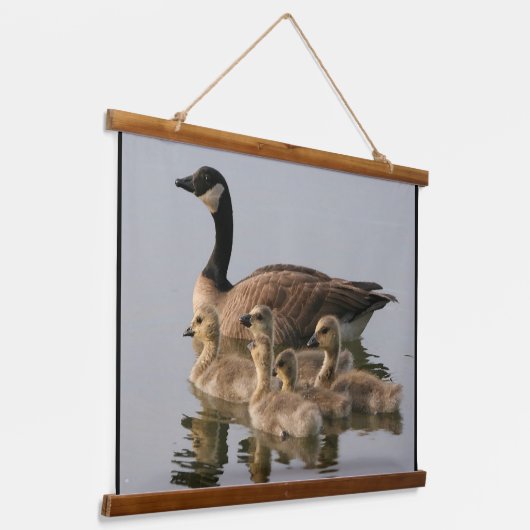 Kanadische Vogelliebhaber Wandteppich Mit Holzrahmen (Gewinkelt)