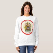Kanadische Wappen-Circle-Form Sweatshirt (Vorne ganz)