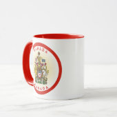 Kanadische Wappen-Circle-Form Tasse (Vorderseite Links)