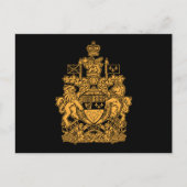 Kanadische Wappen - Kanada-Wappen Postkarte (Vorderseite)