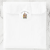 Kanadische Wappen Runder Aufkleber (Tasche)