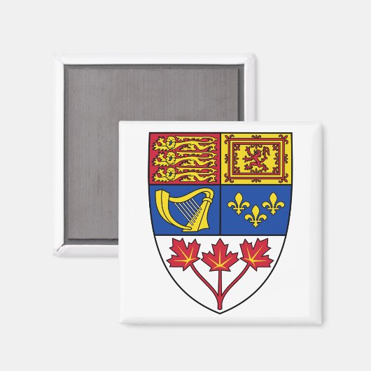 Kanadische Wappendecke Magnet (Vorderseite/Rückseite)