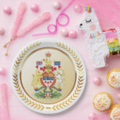 Kanadische Wappendecke Pappteller (Party)