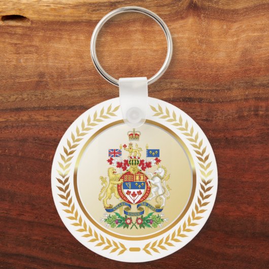 Kanadische Wappendecke Schlüsselanhänger (Vorderseite)