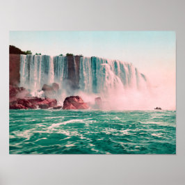 Kanadische Wasserfälle - Vintage Niagara - 1900 Poster