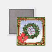 Kanadische Weihnachten Magnet (Vorderseite/Rückseite)