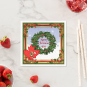 Kanadische Weihnachten Serviette (Beispiel)