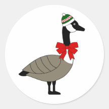 Kanadische Weihnachtsgans-Aufkleber