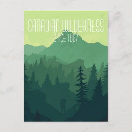 Kanadische Wildnis Postkarte