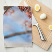 Kanadische Wildtiere: Bohemische Waxwing-Fotografi Geschirrtuch (Viertel Falte)