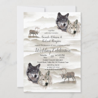 Kanadische Wildtiere Einladung