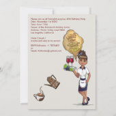 Kanadische Wildtiere Einladung (Rückseite)