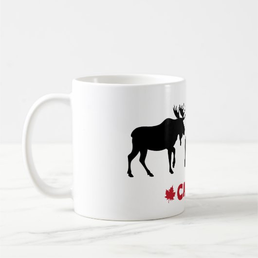 Kanadische Wildtiere Kaffeetasse (Links)