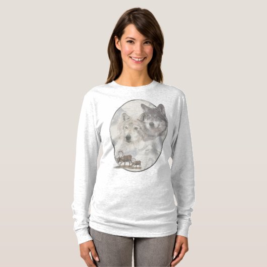 Kanadische Wildtiere T-Shirt (Vorne ganz)