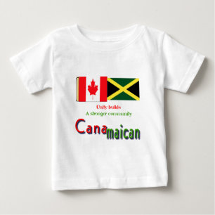 Kanadische Wurzeln Baby T-shirt