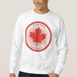 Kanadischer Ahornblatt-Kreisform Sweatshirt