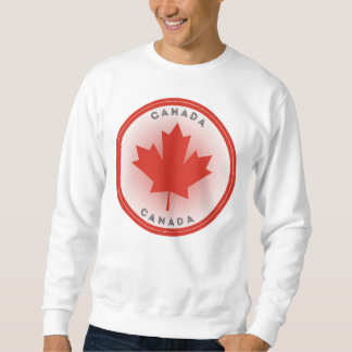 Kanadischer Ahornblatt-Kreisform Sweatshirt