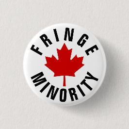 Kanadischer Ahornführer-Protest für Franchise-Mind Button