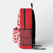 Kanadischer Ahornleaf. Bearbeitbarer Name Bedruckter Rucksack (Rechts)