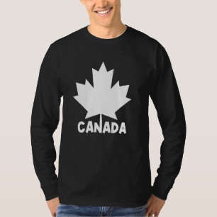 Kanadischer Ahornleaf Kanada Flaggenflagge Rcm Elc T-Shirt