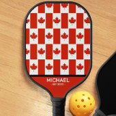 kanadischer Ahornleaf Kanadischer Flaggenname Pickleball Schläger