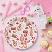 Kanadischer Ahornsirup Pappteller (Party)