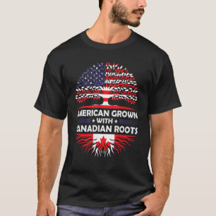Kanadischer Amarier mit kanadischer Wurzel in Klau T-Shirt