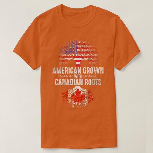 kanadischer Amerikaner T-Shirt (Design vorne)