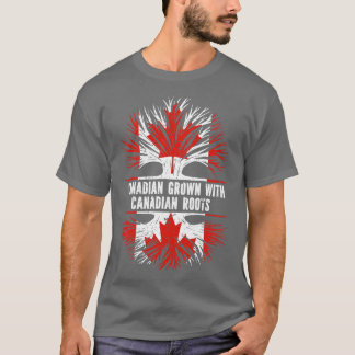 Kanadischer Anbau mit kanadischer Roots-Kanada-Fla T-Shirt