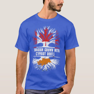 Kanadischer Anbau mit zyprischer Roots-Kanada-Flag T-Shirt