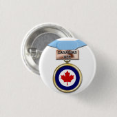 Kanadischer Asmedaillenknopf Button (Vorne & Hinten)