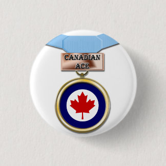 Kanadischer Asmedaillenknopf Button
