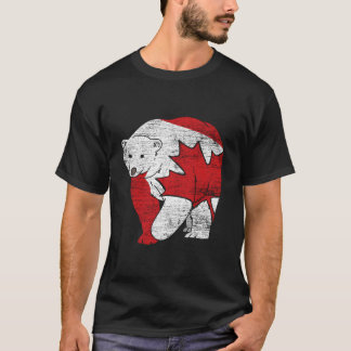 Kanadischer Bär Ahornblatt Kanada T-Shirt