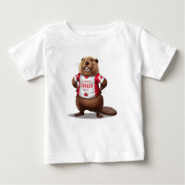 Kanadischer Beaver Canada Day Baby T-shirt